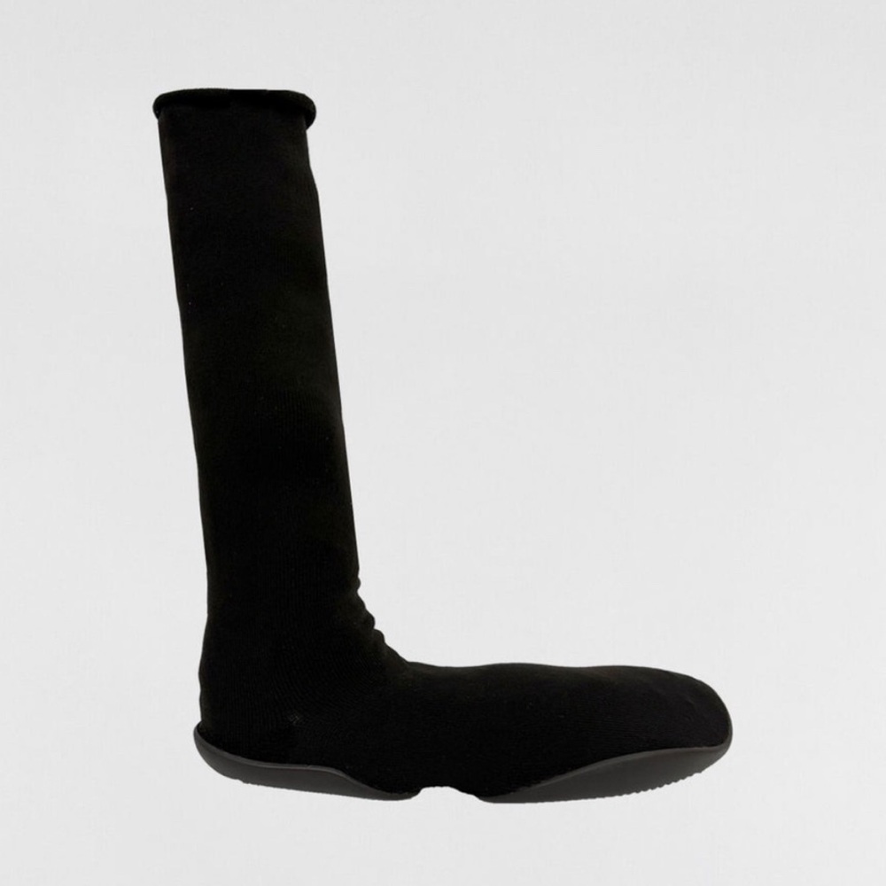 Yeezy Pods Black Sock-Style Shoes in a size 2
